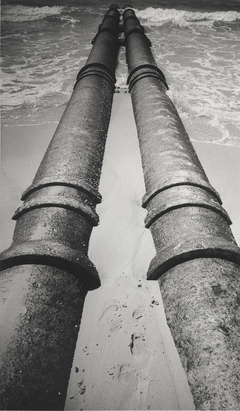 Pipes into the Sea, resin coated paper